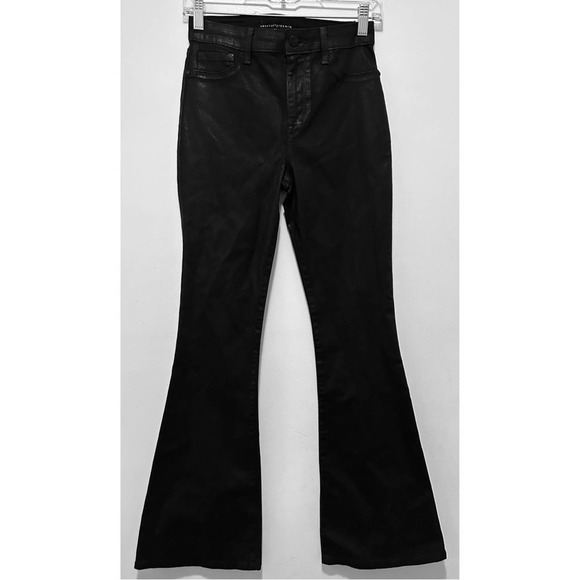 Sanctuary blackHigh Rise Demi Boot Coated Jeans Sz.26 NWT - Picture 4 of 7